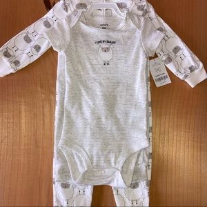 Sheep onesie, jumpsuit and leggings set